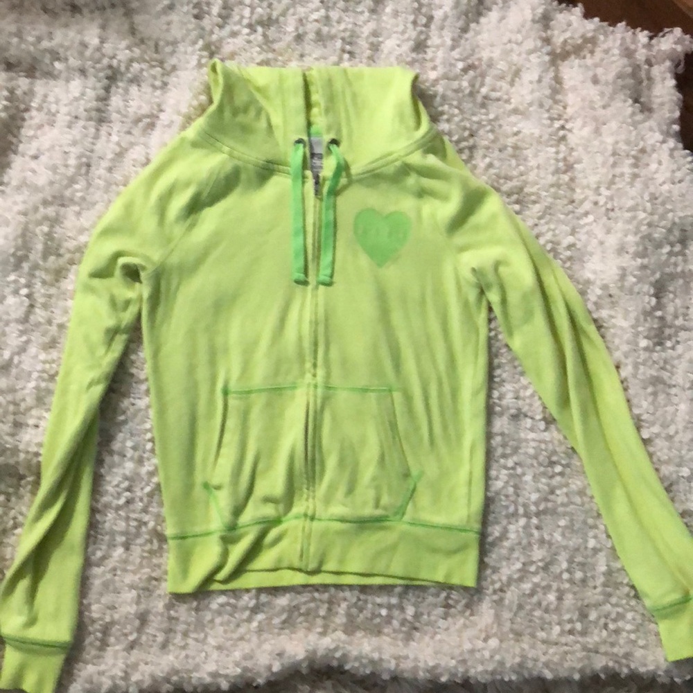 Pink Zip up sweatshirt